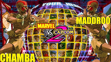 MvC2 Mvci Umvc3 CHAMBA vs MADDROO (Fightcade) pt 3