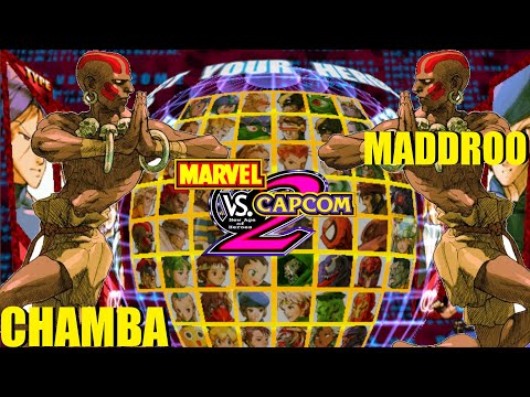 MvC2 Mvci Umvc3 CHAMBA vs MADDROO (Fightcade) pt 3