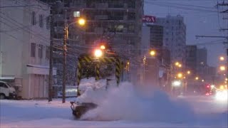 2019札幌市電ササラ電車雪２号出動！