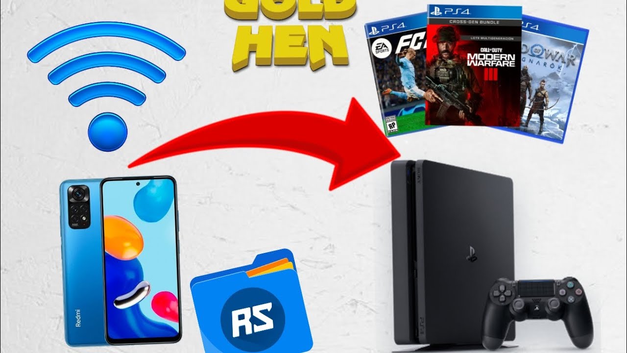 Como instalar juegos en la ps4 desde el celular // sin pc// sin usb// solo wifi