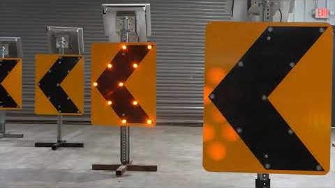 Chevron Curve Warning System