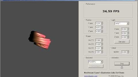 Real-time quaternion Julia set rendering (II)
