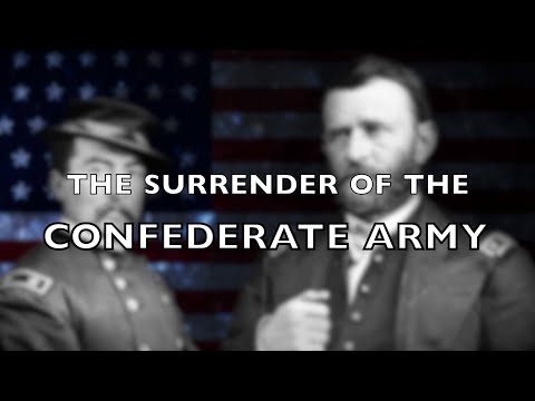 The Surrender of the Confederate Army