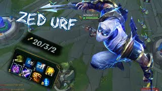: ZED URF Gameplay/League of Legends
