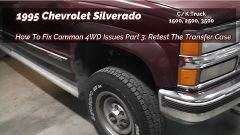 How To Bring The 4WD System Back To Life in a GM Truck NP241-C  PT III: Retest After Fluid Change