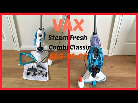 Vax Steam Fresh Combi Classic S86 SF CC 검토 및 데모