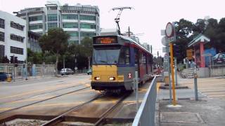MTR Light Rail-A KAWASAKI Light Rail vehicle at San Hui Stop