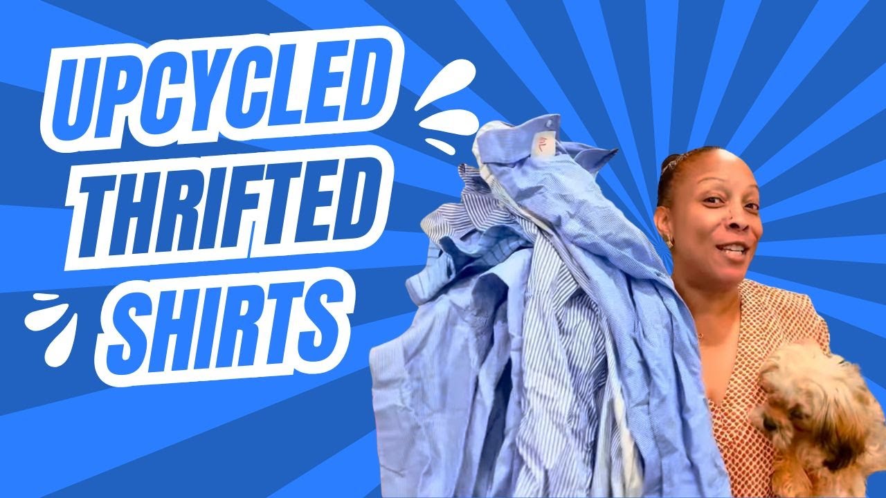 DIY Dress from Men's Shirts | Thrift Flip Transformation