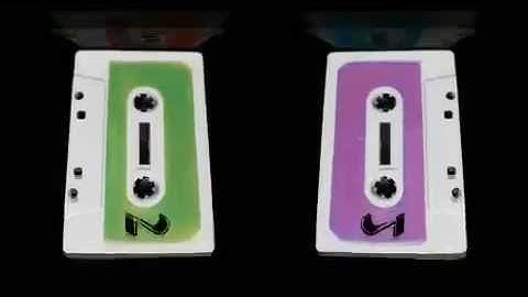 Flipping Cassette Tapes Motion Background