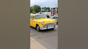 1979 Checker Marathon NYC Taxi Cab Drive By Engine Sound Woodward Dream Cruise 2024