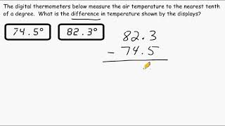 Word Problem - Decimal Subtraction