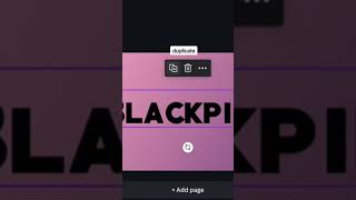Easiest way to make aesthetic videos using Canva Pro ✨(Blackpink) #shorts #canvatutorial #blackpink