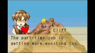 Harvest Moon Friends in Mineral Town Cliff All Heart Events