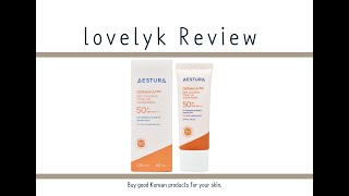 Details Aestura  Derma UV365 Red Calming Tone Up Sun Cream /sample Update