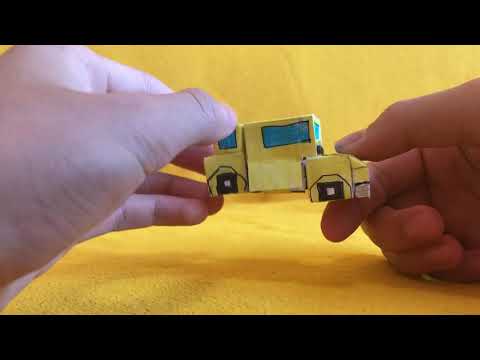 My papercraft g1 bumblebee (With a big head)