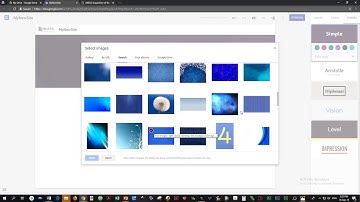Google sites - Select header image