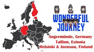 The Pops spent some time in Germany, Estonia, and Finland. Now cont...