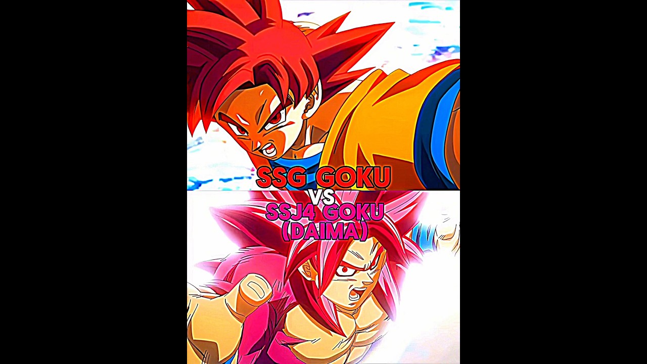 SSG Goku Vs SSJ4 Goku(Daima) Goku Day Special! 