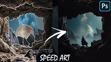 Creating a Sci-Fi Fantasy Artwork in Photoshop - Photo Manipulation (Speed Art)