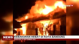 Kebakaran Hebat di Permukiman Padat Ujungberung Kota Bandung