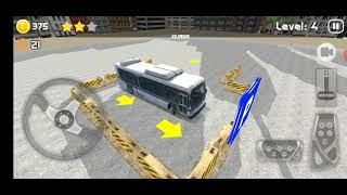 APARCAMIENTO DE AUTOBUSES 3D. ALGUNOS CHOQUES TRATANDO DE ESTACIONAR ESTE GRAN CAMIÓN. KDJUEGOS🚗 screenshot 5