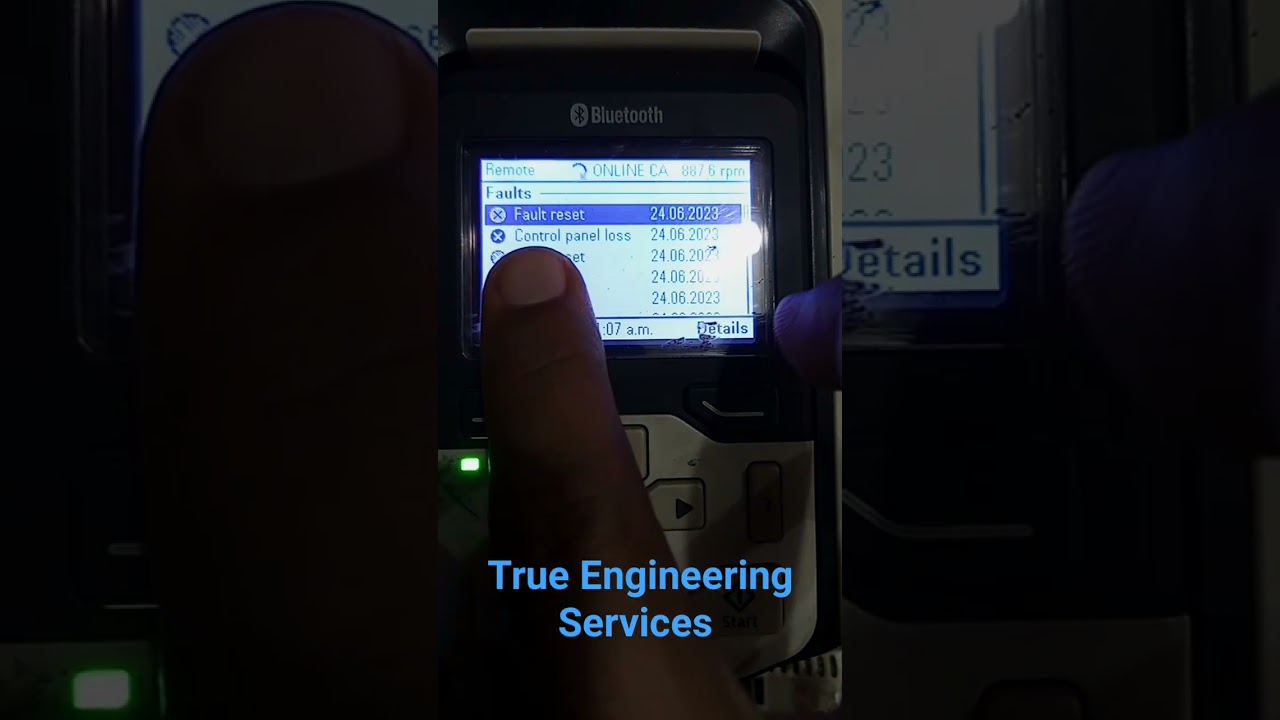 ABB VFD ACS 880 Fault Check