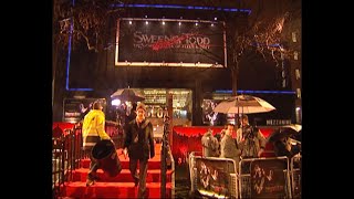 Johnny Depp and Helena Bonham Carter attend the premiere of ''Sweeney Todd''