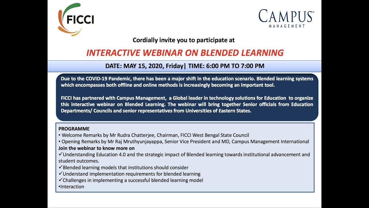 Webinar on Blended Learning - YouTube