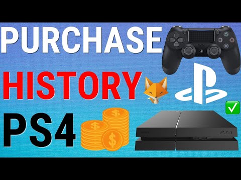 How PS4 Transaction History YouTube