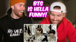 Identical Twins Reaction to Namjoon being done with BTS' english - BTS IS HELLA FUNNY!