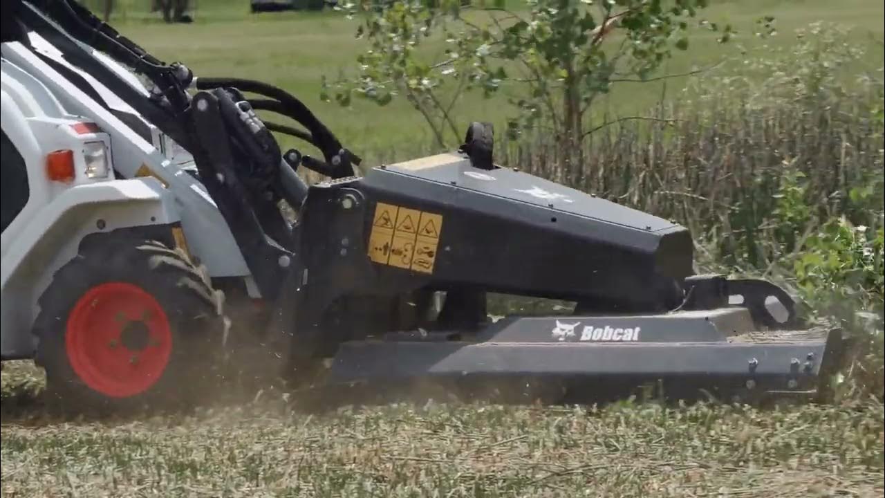 Bobcat Brushcat Rotary Cutter Attachment Walkaround YouTube