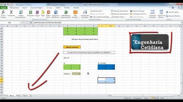 Curso Excel: video#2 - Matrizes