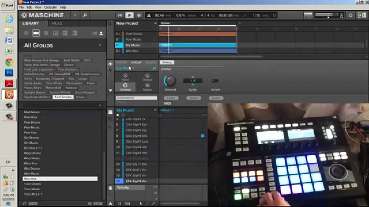 Maschine Expansion: Turf Smoke by Raw Cutz ( Boom Bap Hip Hop )