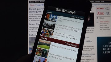 The Telegraph for BlackBerry 10