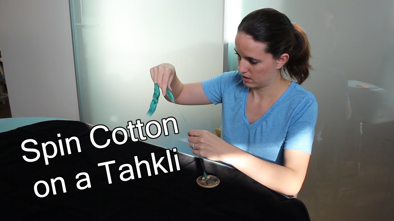 Spinning Cotton Sliver with a Tahkli