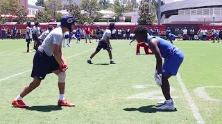 Four-star cornerback Rodrick Pleasant isolation highlights from USC 7-on-7 event
