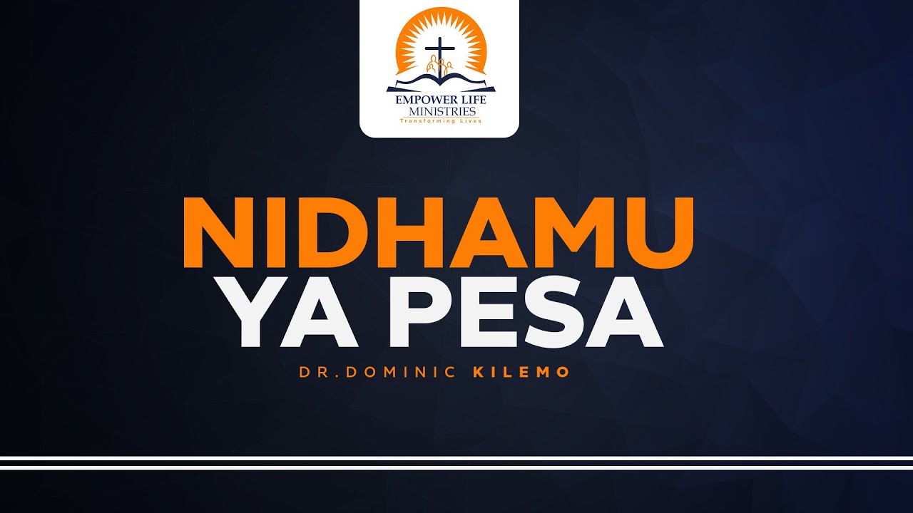 NIDHAMU YA PESA