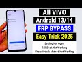 All Vivo Frp Bypass Android 13/14 Without Pc | Easy Trick 2025 | Google Account Bypass | New Update
