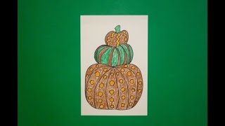Let's Draw a Pumpkin Tower! (Fall)