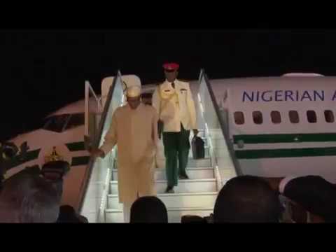  President Buhari Arrives Marrakech, Moroco