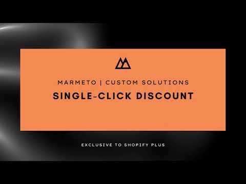 Single-Click Discount Coupons