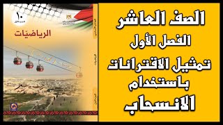 شرح و حل أسئلة درس تمثيل الاقترانات باستخدام الإنسحاب  | الرياضيات | الصف العاشر | الفصل الأول