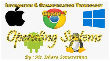 Operating Systems | Information & Communication Technology -  Grade 7