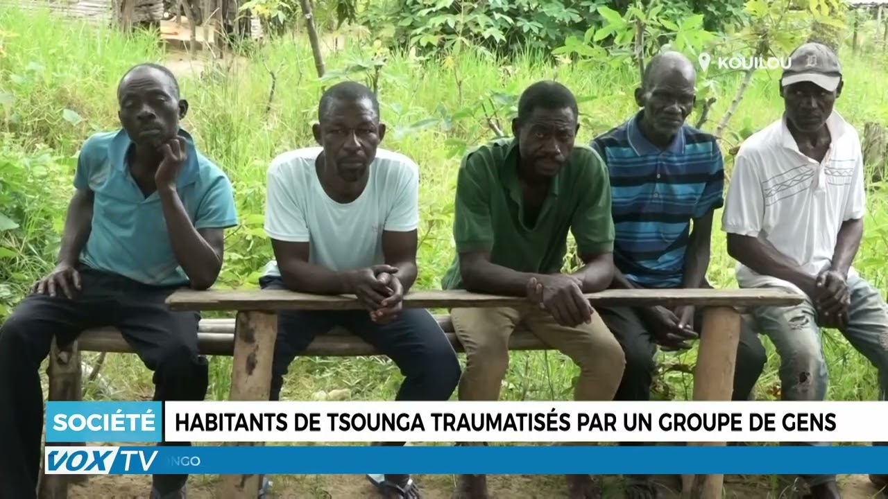 Habitants de Tsounga traumatisés par un groupe de gens