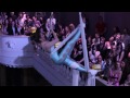 Beautiful aerial silks act over water Mermaid's Call by Nataly Borovyk