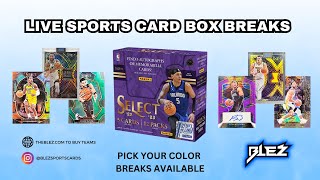 BLEZ SPORTS CARDS LIVE CASE BREAKS + BOX BREAKS #liveboxbreaks #groupbreaks #sportscards #boxbreak