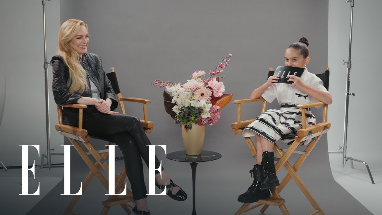 Lindsay Lohan Talks Y2K and 'Freakier Friday' with Taylen Biggs | Tiny Talks | ELLE