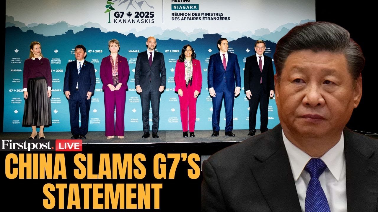 LIVE: China Slams G7 Over Statement on Military Expansion, Calls Remarks ‘Biased’ | N18G