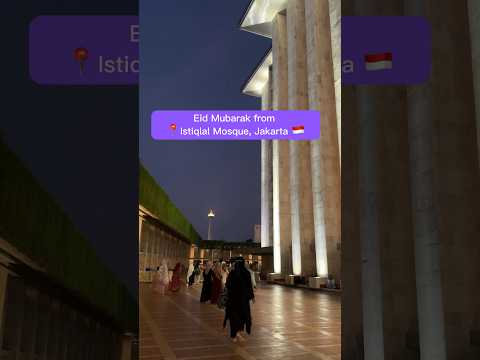 Video: Istiqlal mečetė Džakartoje, Indonezijoje