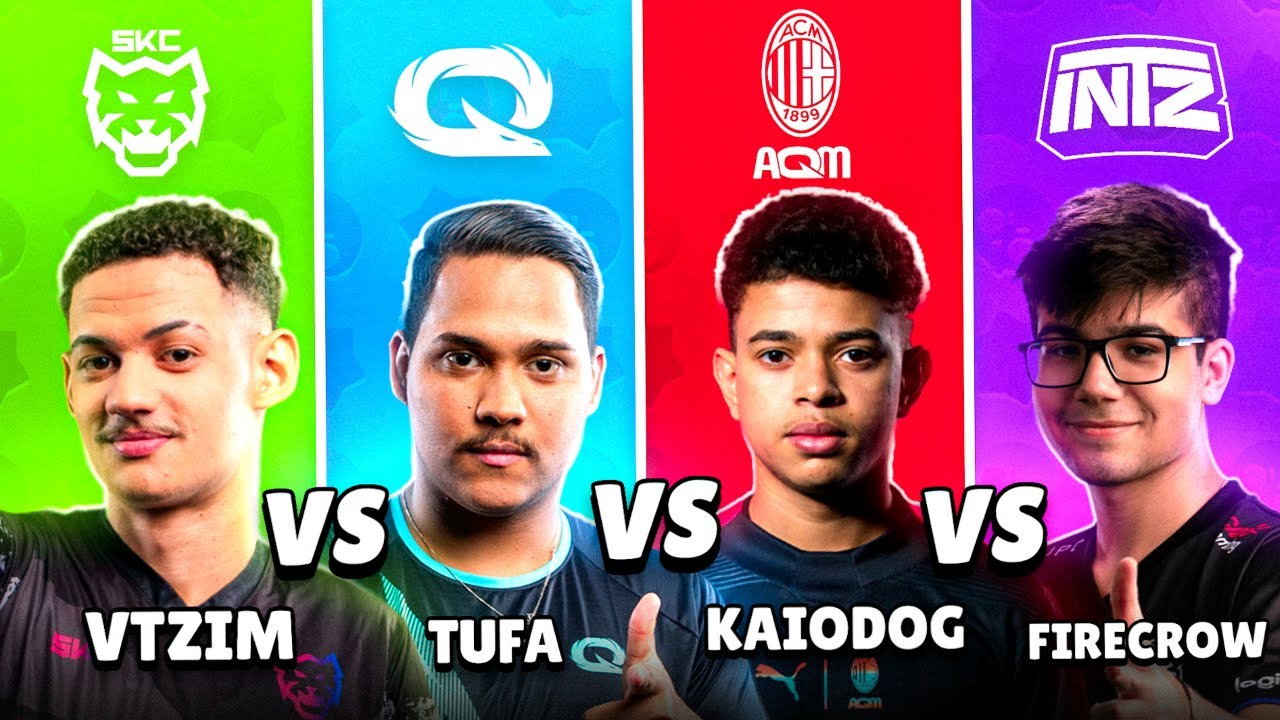 PEGOU FOGO! X1 dos MAIORES PRO PLAYERS de BRAWL STARS! NO MAPA de X1!